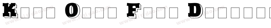 Kena Open Face Display SSi字体转换